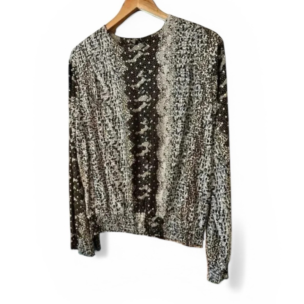 Draper's And Damon's Petite Large Long Sleeve Blouse